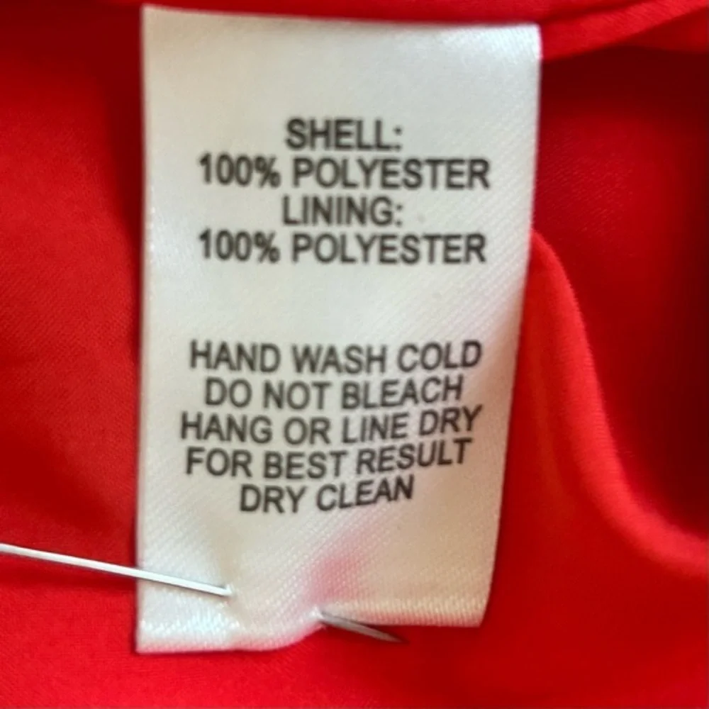 LULU’S Joyful Red Orange Multi Stripe Tie-Back Mini Dress Size Small, Like New - Picture 9 of 15